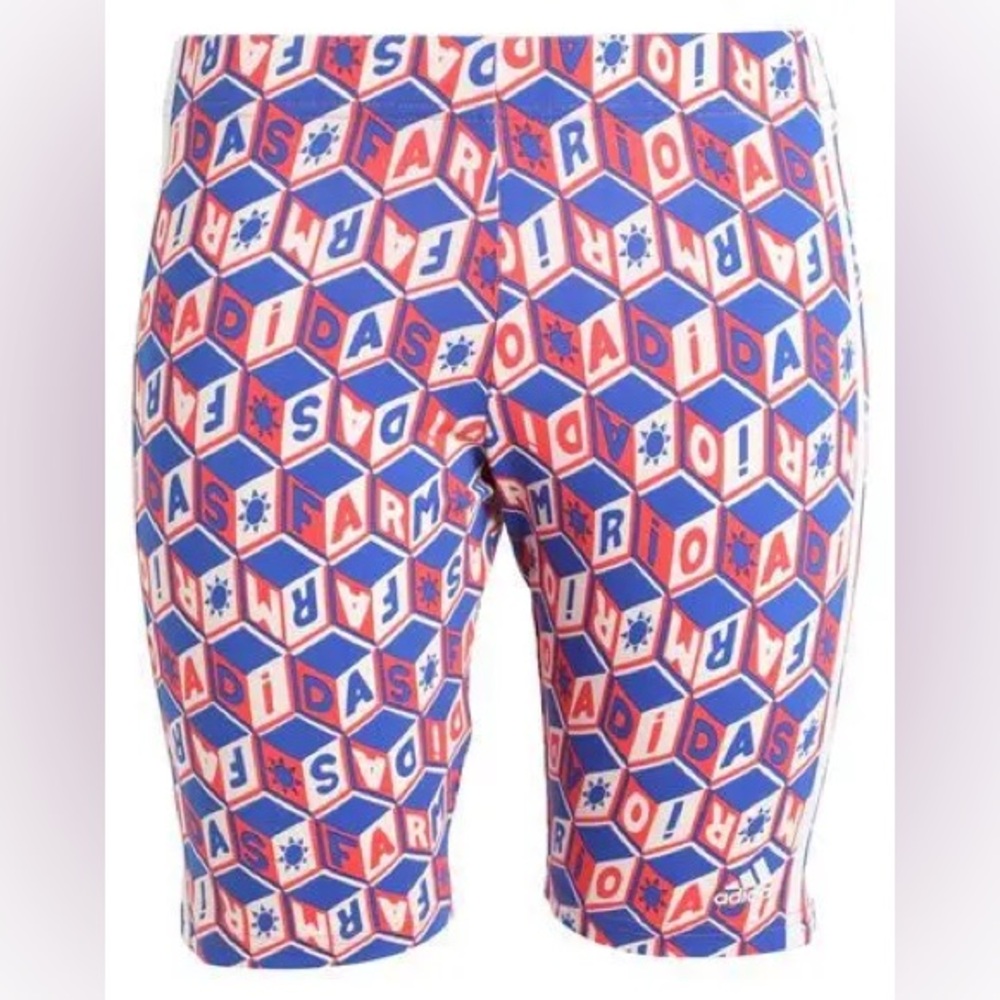 ADIDAS X FARM RIO Farm Bike Short Shorts & Bermuda Shorts Cotton medium‎